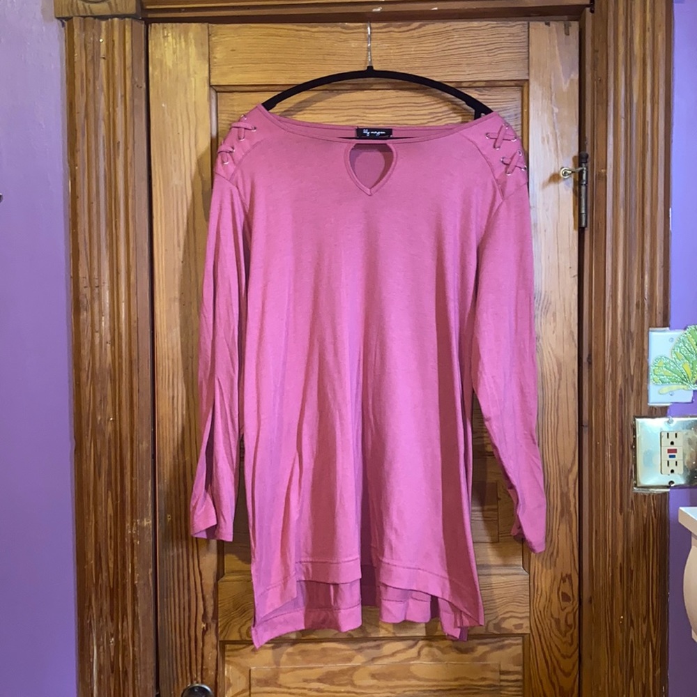 Plus Size Lily Morgan Long Sleeve T-Shirt